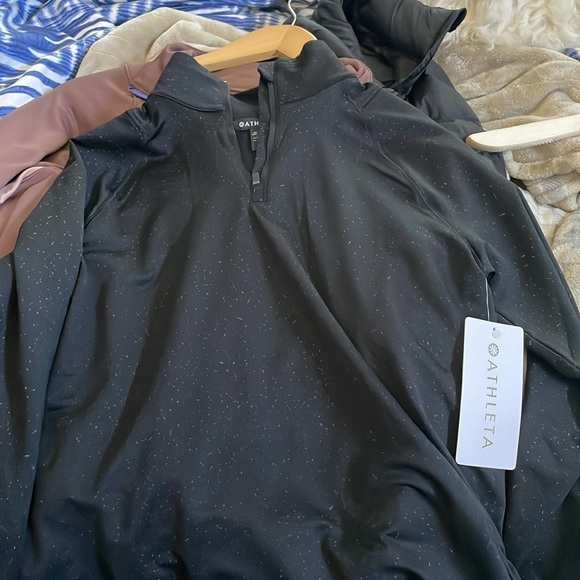 Athleta WHISTLER HALF ZIP - reflective dot - Picture 7 of 8